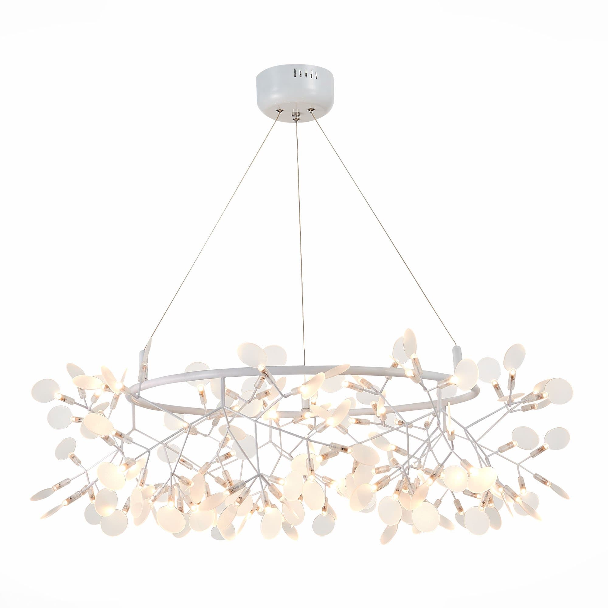 ST Luce SL379.503.135 Люстра подвесная Белый/Белый LED 135*0,3W 3500K