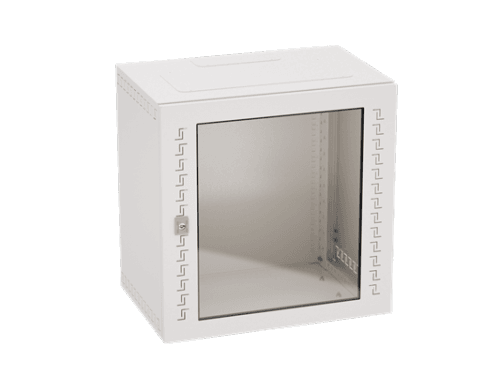 DKC IT-корпус навесной STI 19" 12U, 600х600х400, дверь с закаленным стеклом, RAL7035