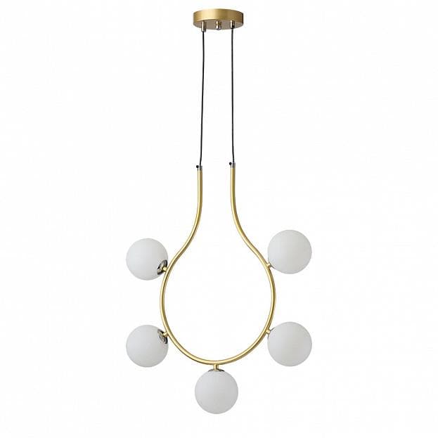 Lumion 5621/5 MODERNI LN23 064 матовое золото Подвесной светильник G9 5*7W LED 220V COLLAR