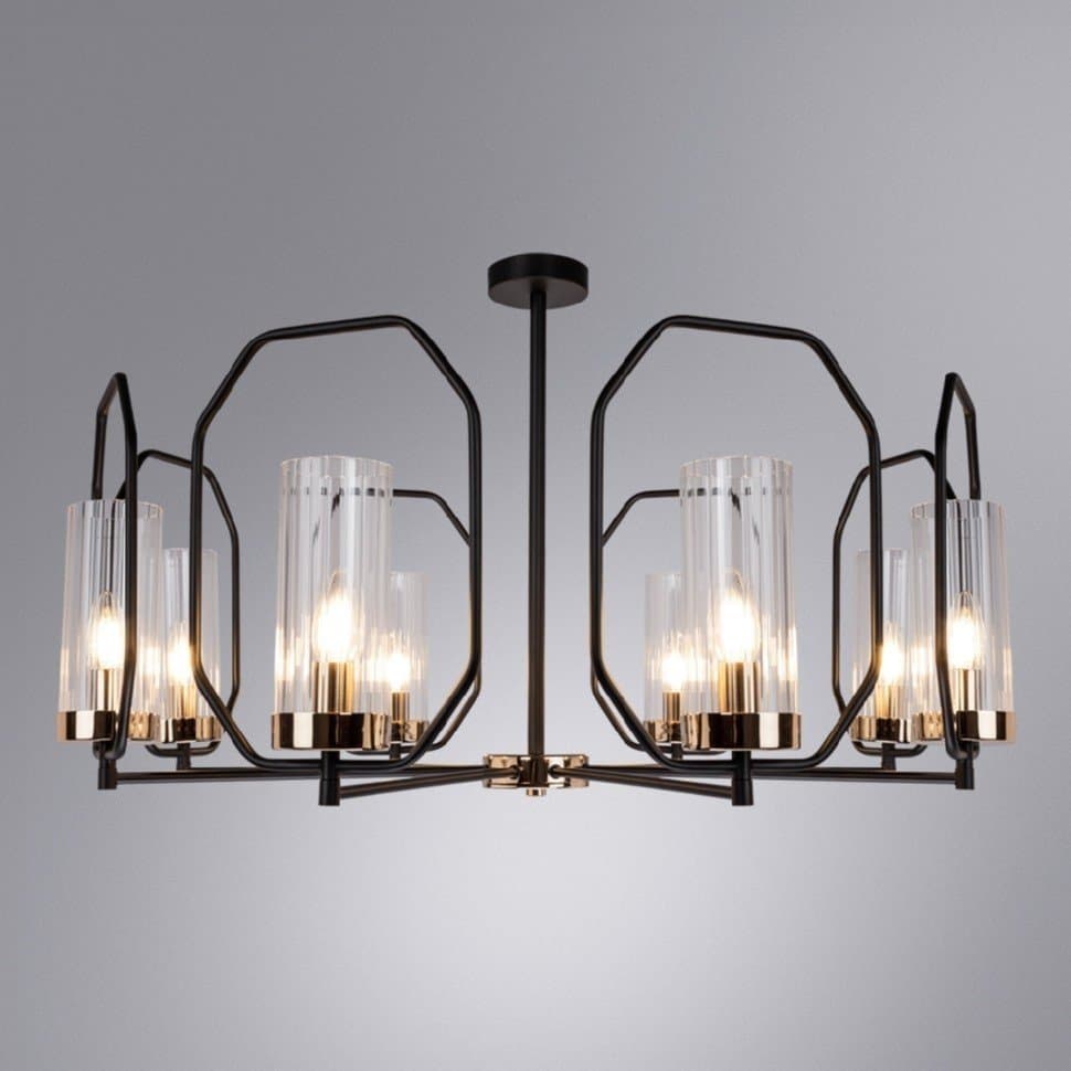 Arte Lamp CELAENO Светильник потолочный лампа накаливания A7004PL-8BK
