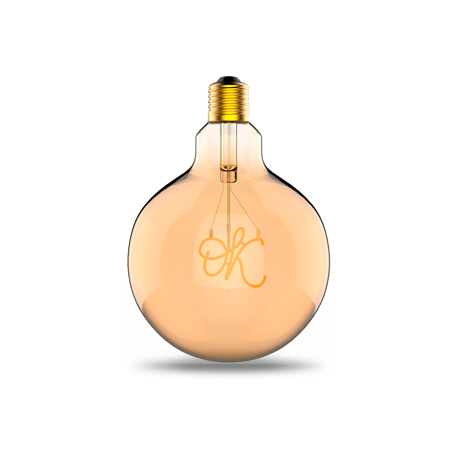 Gauss Лампа Filament G125 2,5W 200lm 2000К Е27 golden OK LED 176802003 — миниатюра 2