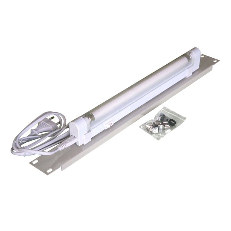 Панель освещения 1U, 220V, кабель 1,5 метра немецкий стандарт Rexant 04-2683