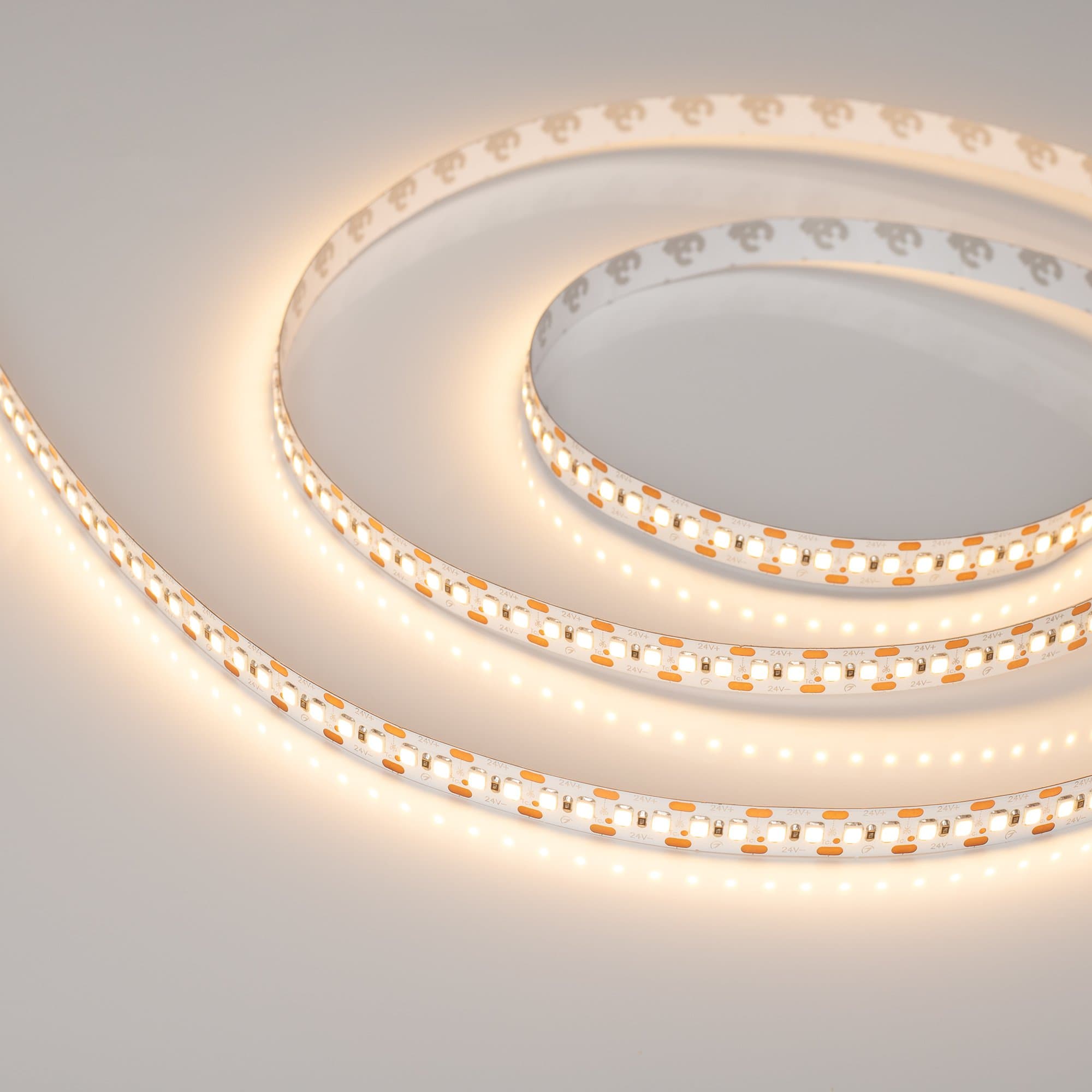Arlight Светодиодная лента RT 2-5000 24V Cx2 Warm2700 10mm (2835, 168 LED/m, LUX) (17 Вт/м, IP20) 028739 — миниатюра 3