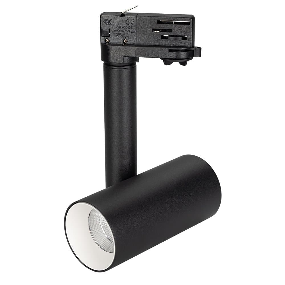 Arlight Светильник SP-POLO-TRACK-PIPE-R65-8W Day4000 (BK-WH, 40 deg) (IP20 Металл, 3 года) 027483 — миниатюра 1