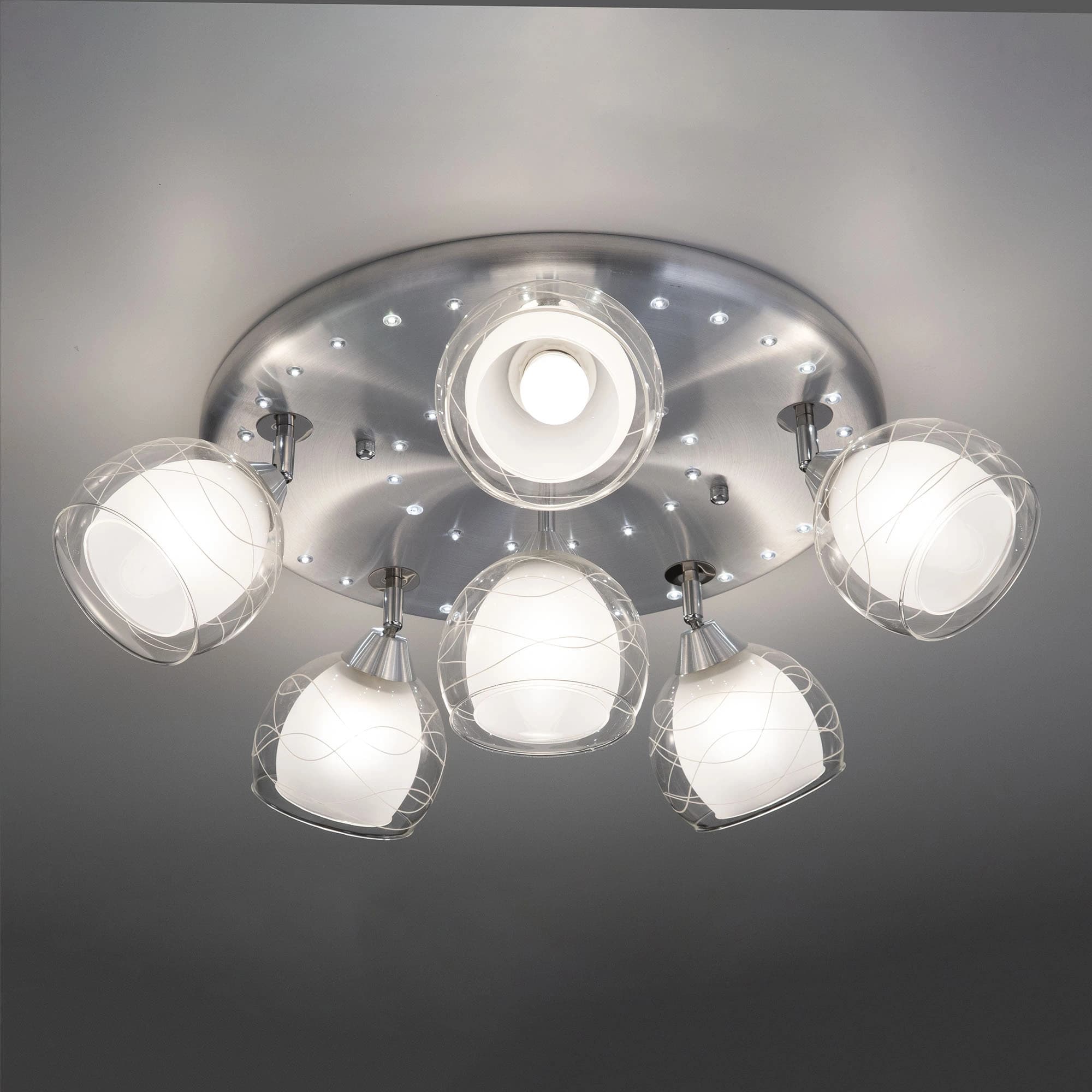 Citilux CL158162 Самба+LED Алюм+Хром Светильник Люстра — миниатюра 7