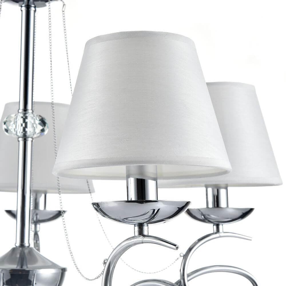 Freya Classic Haley Хром Люстра E14 40W FR2909-PL-05-CH — миниатюра 8