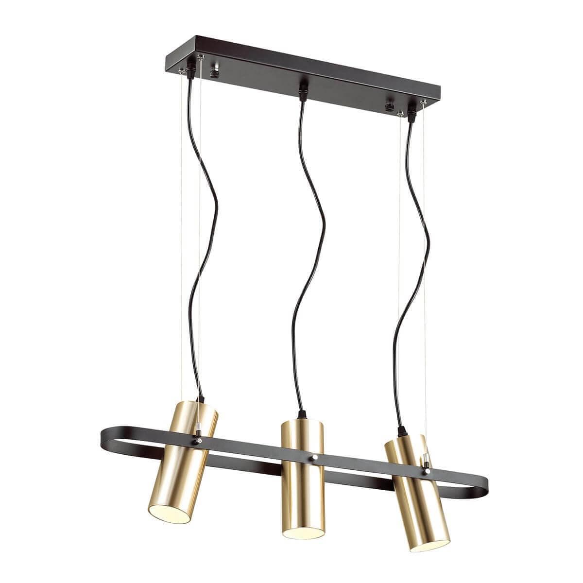 Lumion 3714/3 LN19 090 чёрный Светильник подвесной GU10 3*5W 220V CLAIRE — миниатюра 1