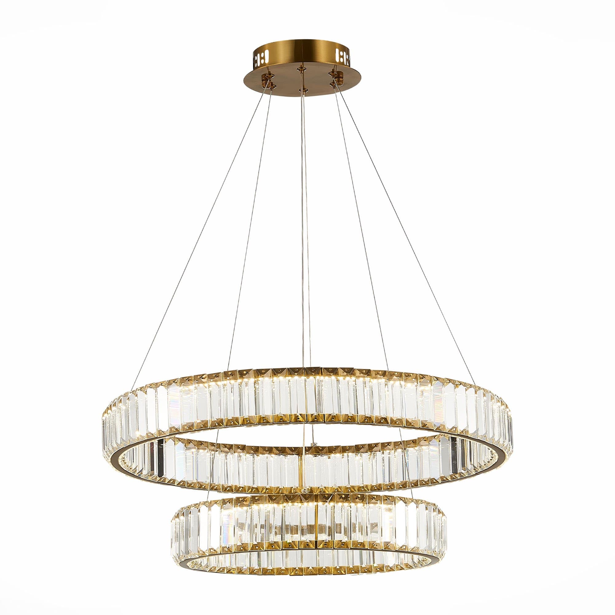 ST LUCE  SL1622.303.02 Люстра подвесная Латунь/Прозрачный LED 1*70W 4000K