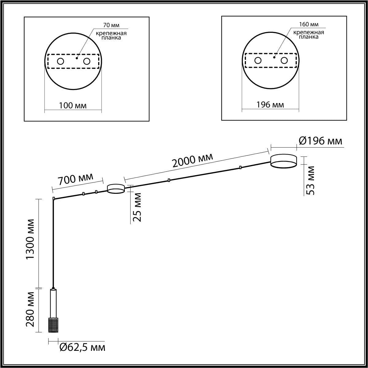 Odeon Light Подвесной светильник  Fortu 4253/23CL — миниатюра 3