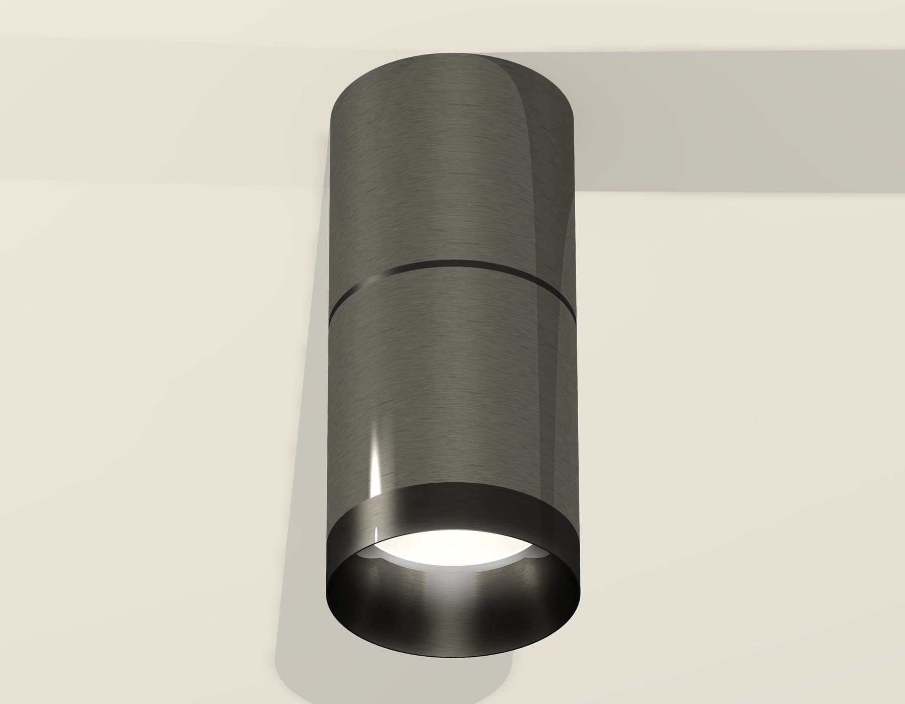 Ambrella Комплект накладного светильника XS6303020 DCH/PBK черный хром/черный полированный MR16 GU5.3 (C6303, A2061, N6131) — миниатюра 3