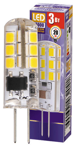 Jazzway Лампа PLED-G4 3W 2700K 200Lm 220V/50Hz .1032041 — миниатюра 2