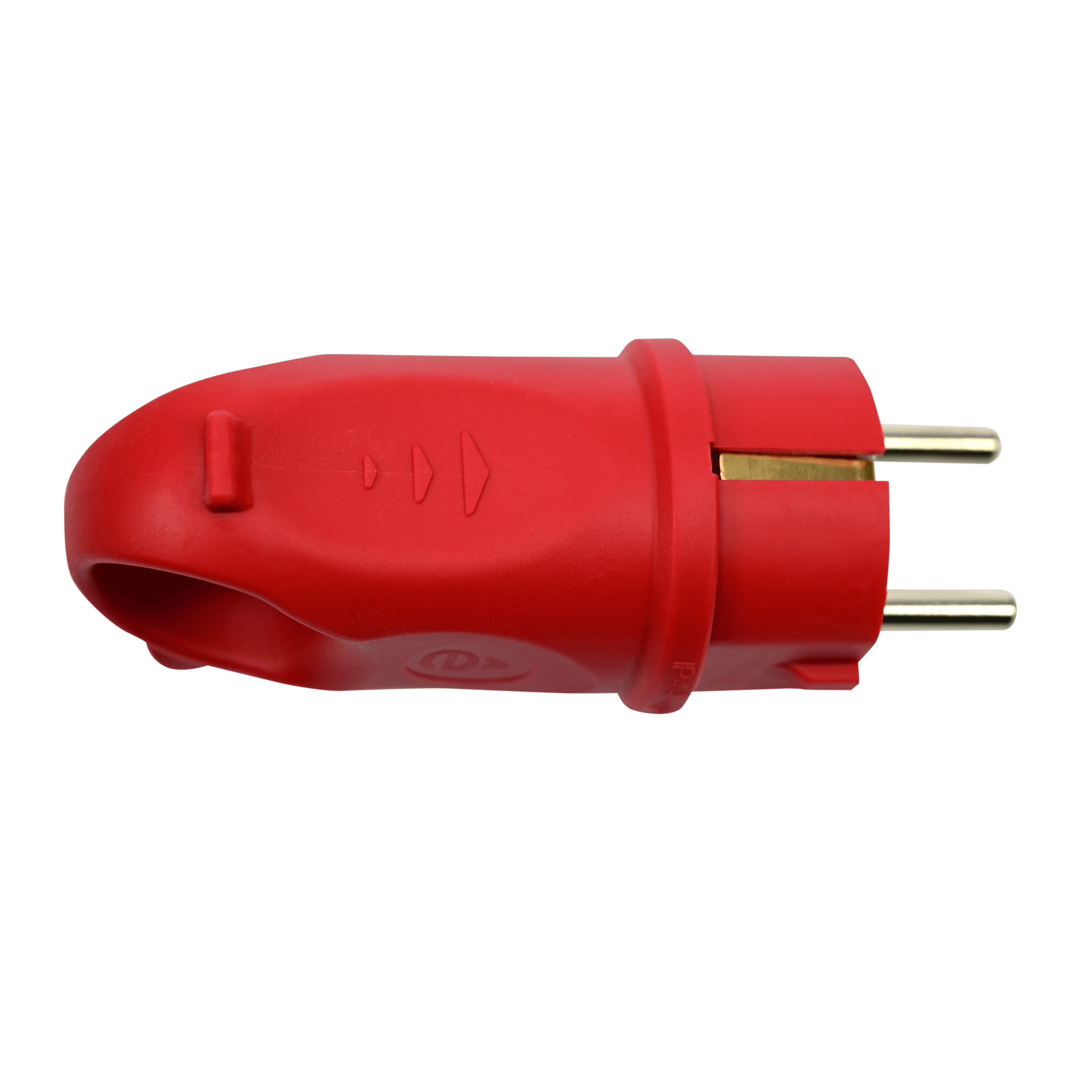 Systeme Electric MultiSet Красная Вилка 2К+З угловая каучуковая 16А/250В IP44 — миниатюра 6