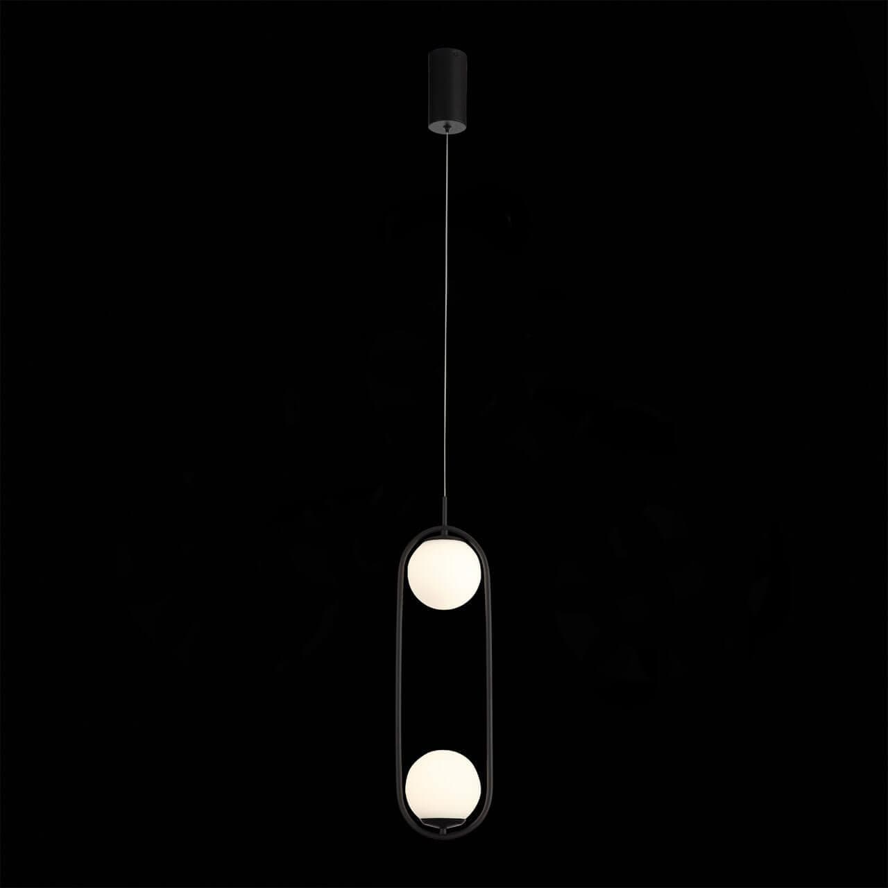 ST Luce SL395.403.02 Подвес Черный/Белый LED 2*8W — миниатюра 4