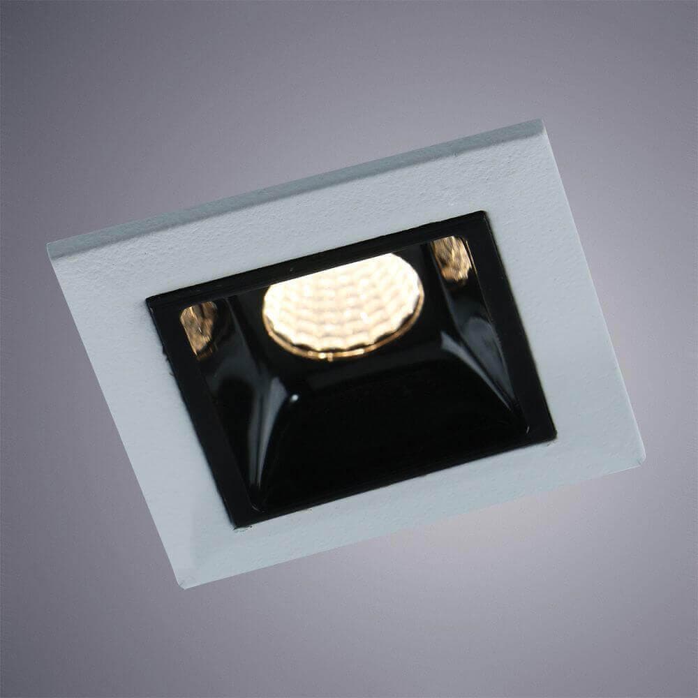 Arte Lamp GRILL Встраиваемый точечный светильник 4,45*4,45*3,46 A3153PL-1BK — миниатюра 2
