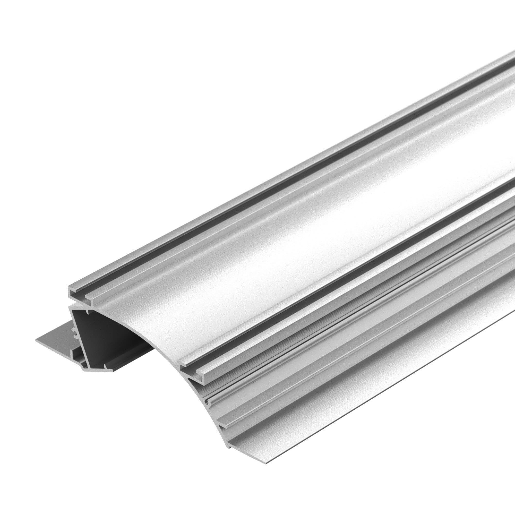 Arlight Профиль с экраном ALM-ARC-SINGLE-2000 ANOD+FROST (Алюминий) 029850 — миниатюра 3