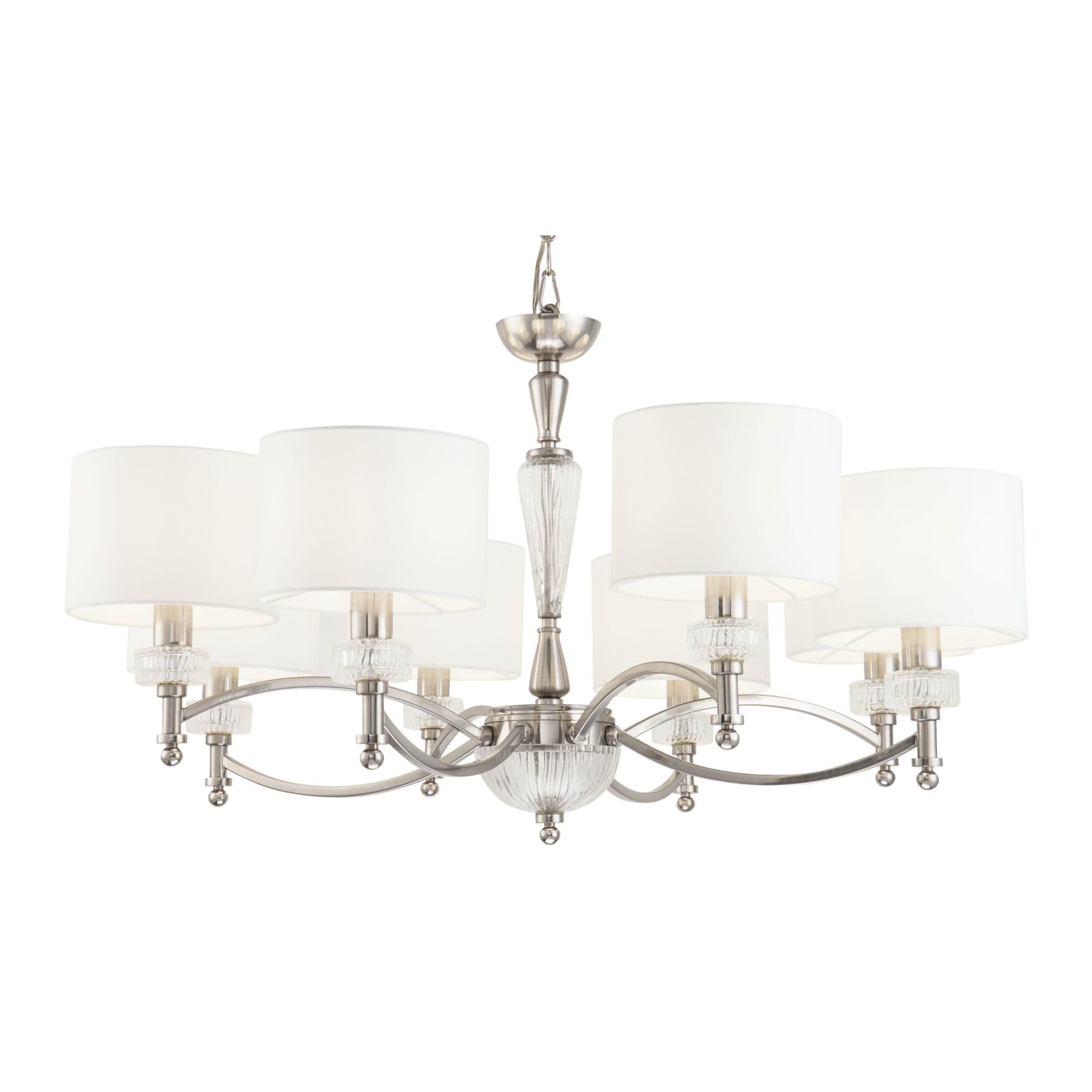 Maytoni Neoclassic Alicante Никель Люстра E14 40W MOD014CL-08N — миниатюра 9