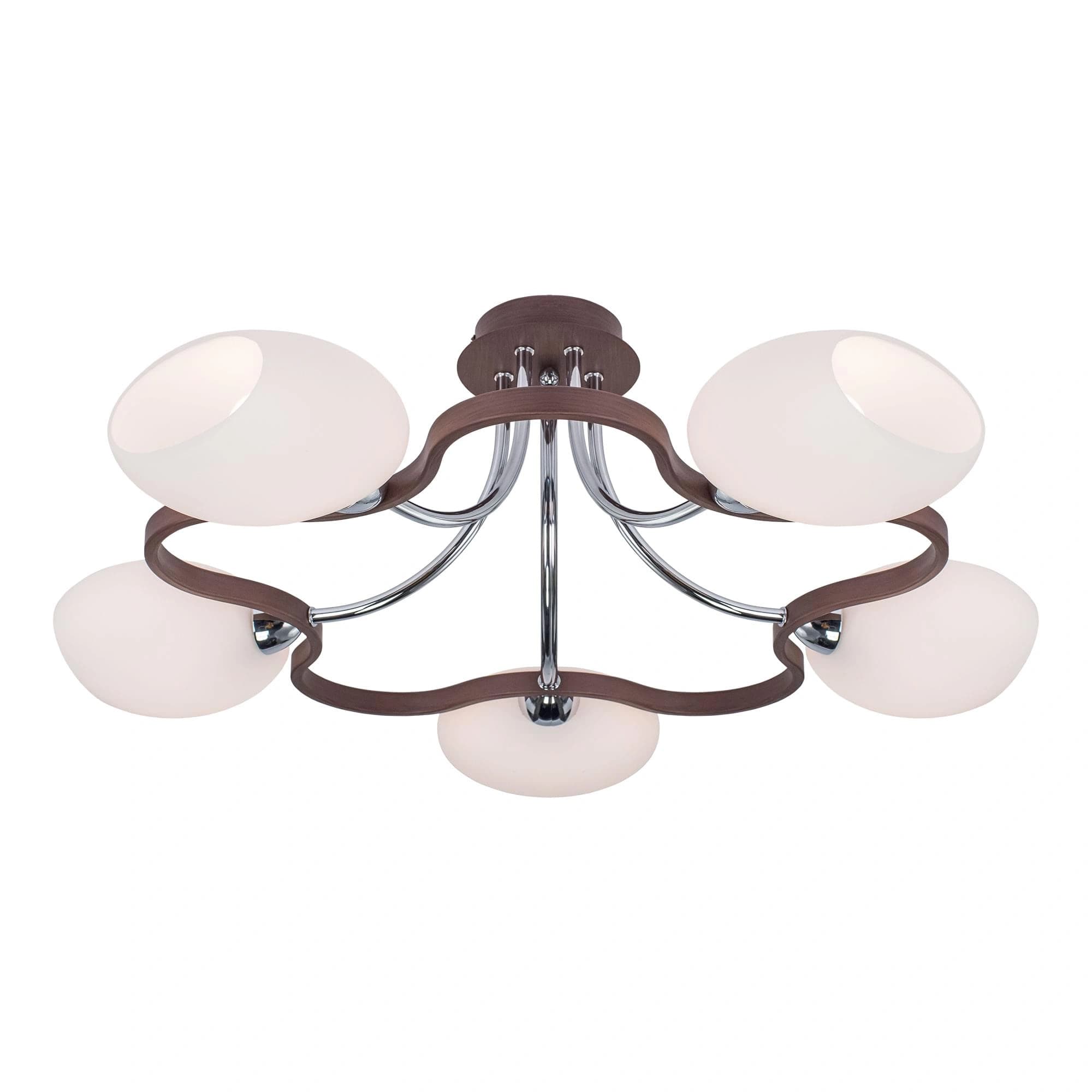Citilux CL131151 Октава Хром+Венге Светильник Люстра
