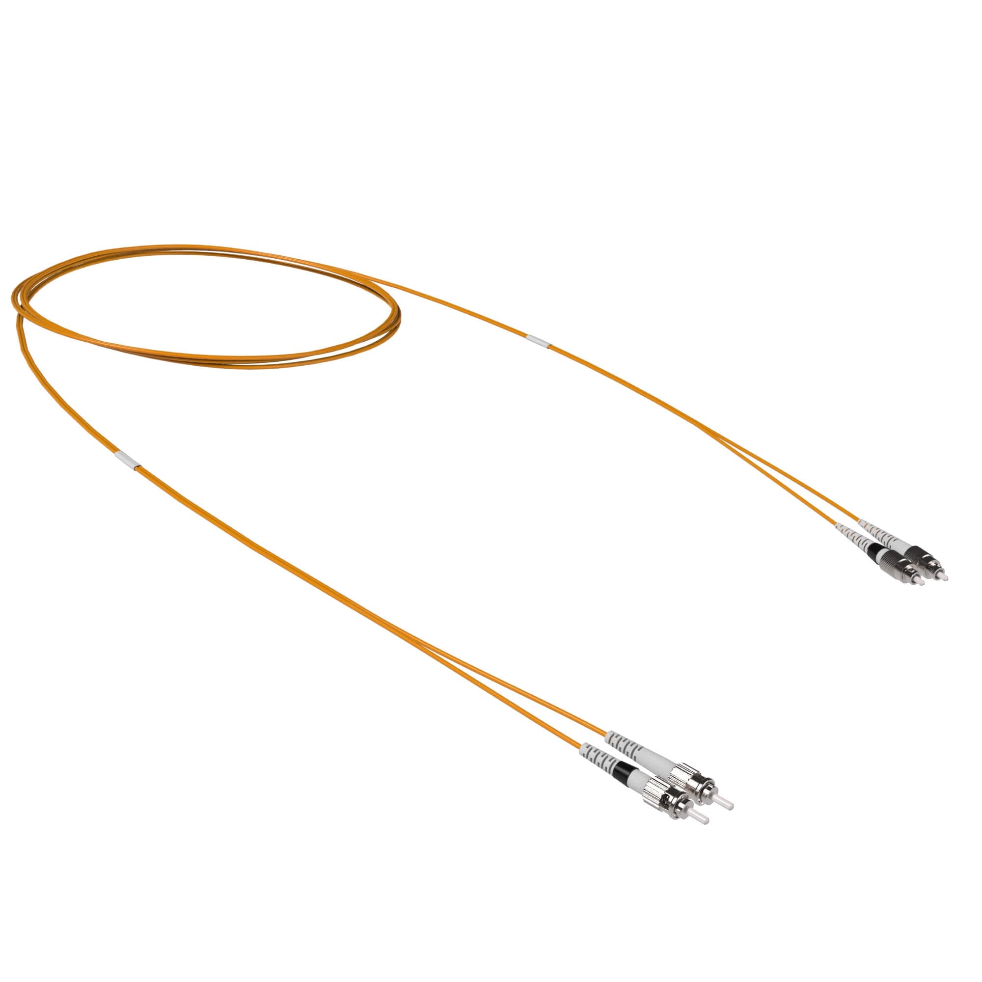 DKC Оптический коммутационный шнур переходной Duplex ST-UPC/FC-UPC, 50/125 OM2, 1 м