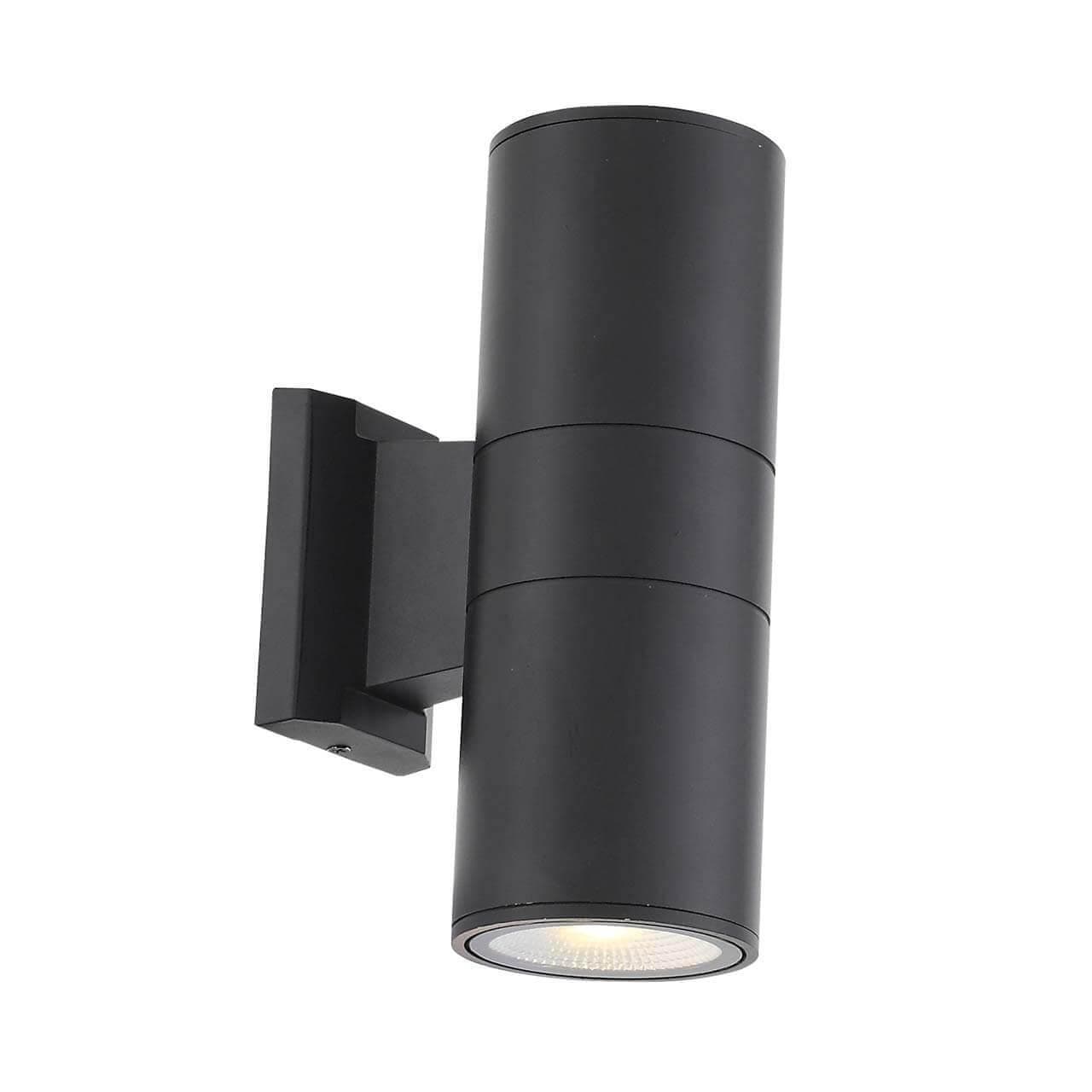 ST LUCE SL074.401.02 Светильник уличный настенный  Черный/Черный LED 2*8W