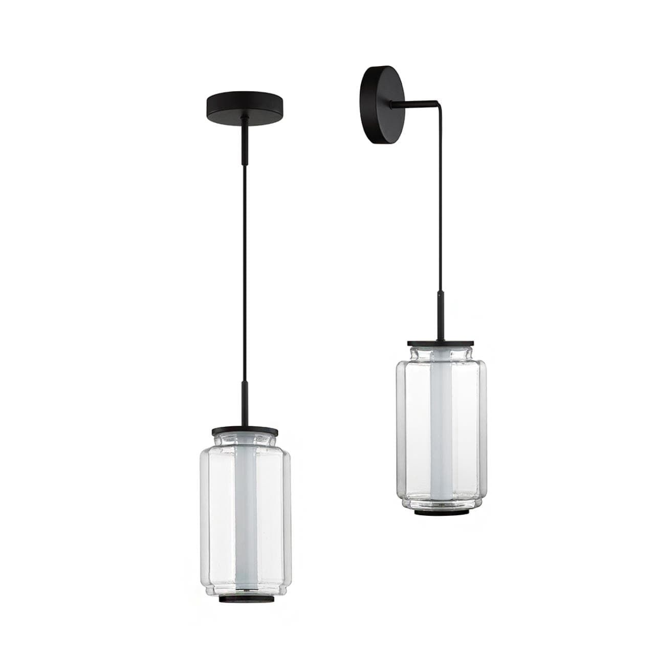 Odeon Light 5409/11L HIGHTECH ODL_EX24 черный/прозрачный/металл/стекло/акрил Подвесной светильник LED 11W 3000K 720Лм JAM