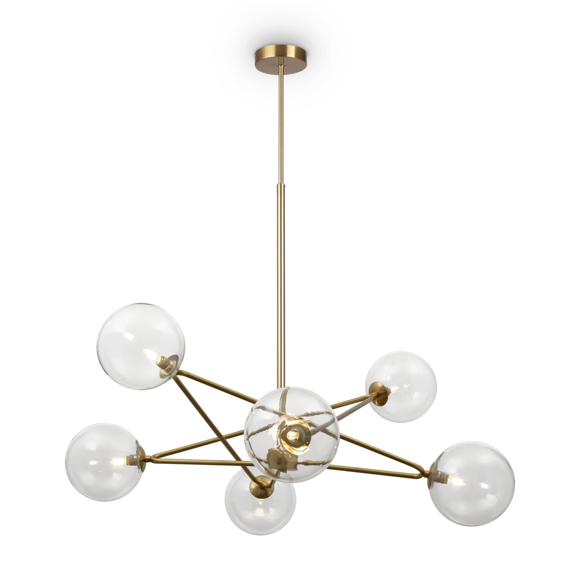 Freya Modern Латунь Светильник подвесной FR5144PL-06TR — миниатюра 2