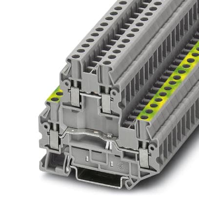 Phoenix Contact Двухъярусная заземляющая клемма UTTB 2,5-PE/L 3044678