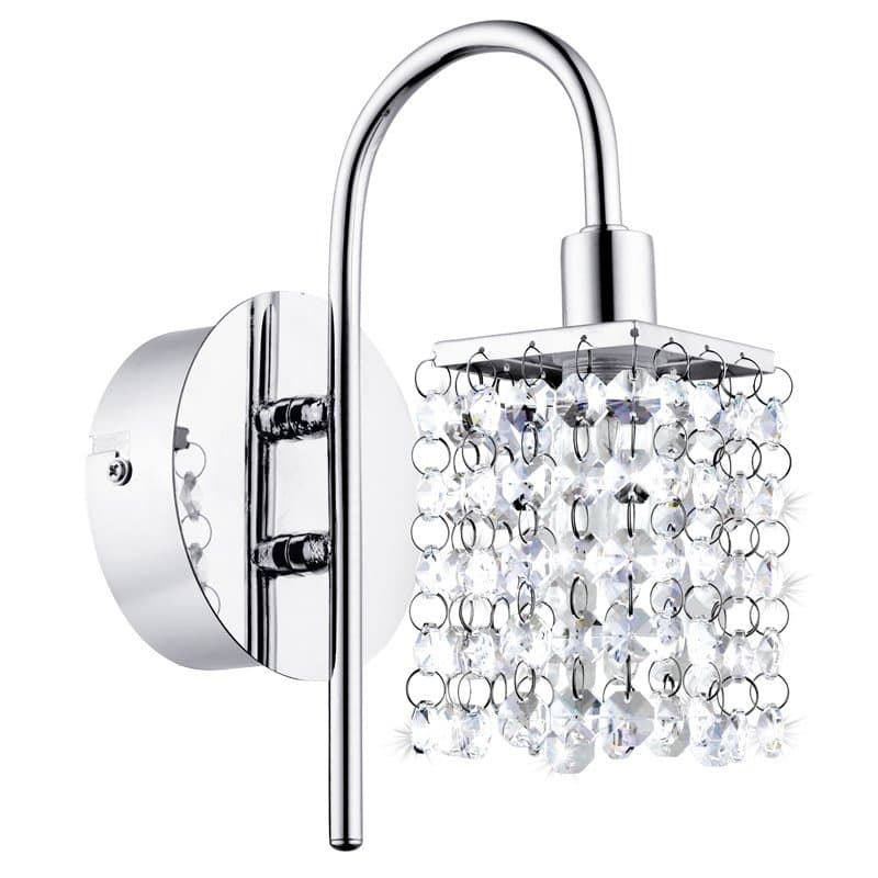 Eglo Бра LED ALMONTE, 1x2,5W (G9), L110, H230, IP44,сталь, хром/стекло, хрусталь 94879