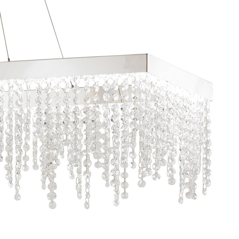 Eglo Подвес LED ANTELAO с димм., 39W(LED), 1150х320, H1500, сталь, хром/хрусталь, прозрачный 39283 — миниатюра 3