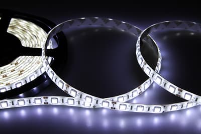 LED лента силикон, 10мм, IP65, SMD 5050, 60 LED/m, 12V, белая Rexant 141-495