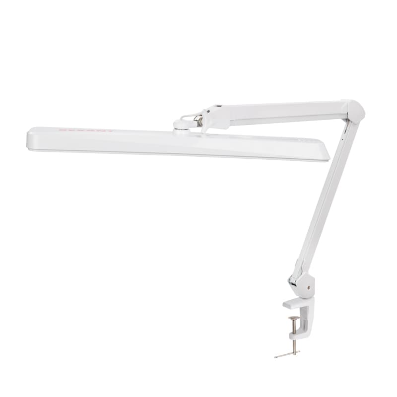 Лампа настольная бестеневая , струбцина, «ECO light», 324 SMD LED, диммер, теплый/холодный цвет, белая (9505 LED, IN) Rexant 31-0410