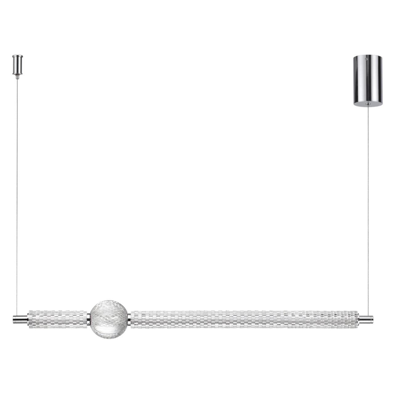 Odeon Light 5007/28L L-VISION ODL24 хром/металл/акрил Подвес LED 28W 4000K 2089лм CRYSTAL