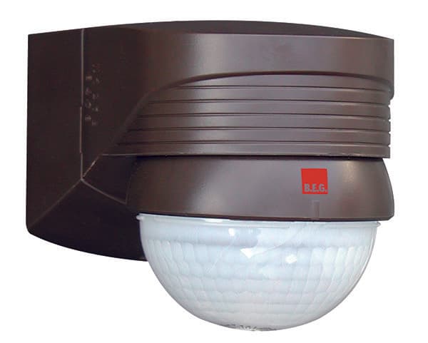 BEG Коричневый Датчик движения уличный 280°, радиус действия 16м IP54 91018 — миниатюра 1