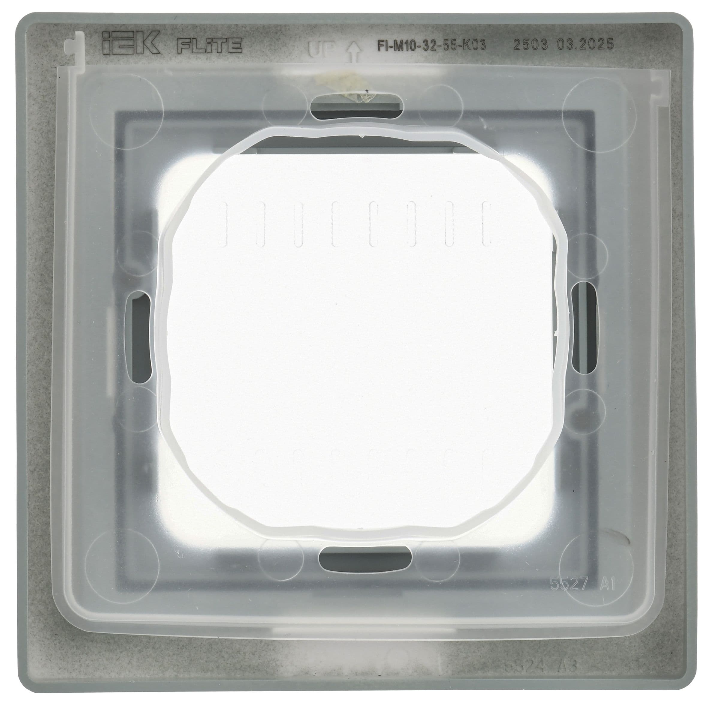 IEK FLITE Серый Рамка 1-местная IP55 — миниатюра 3