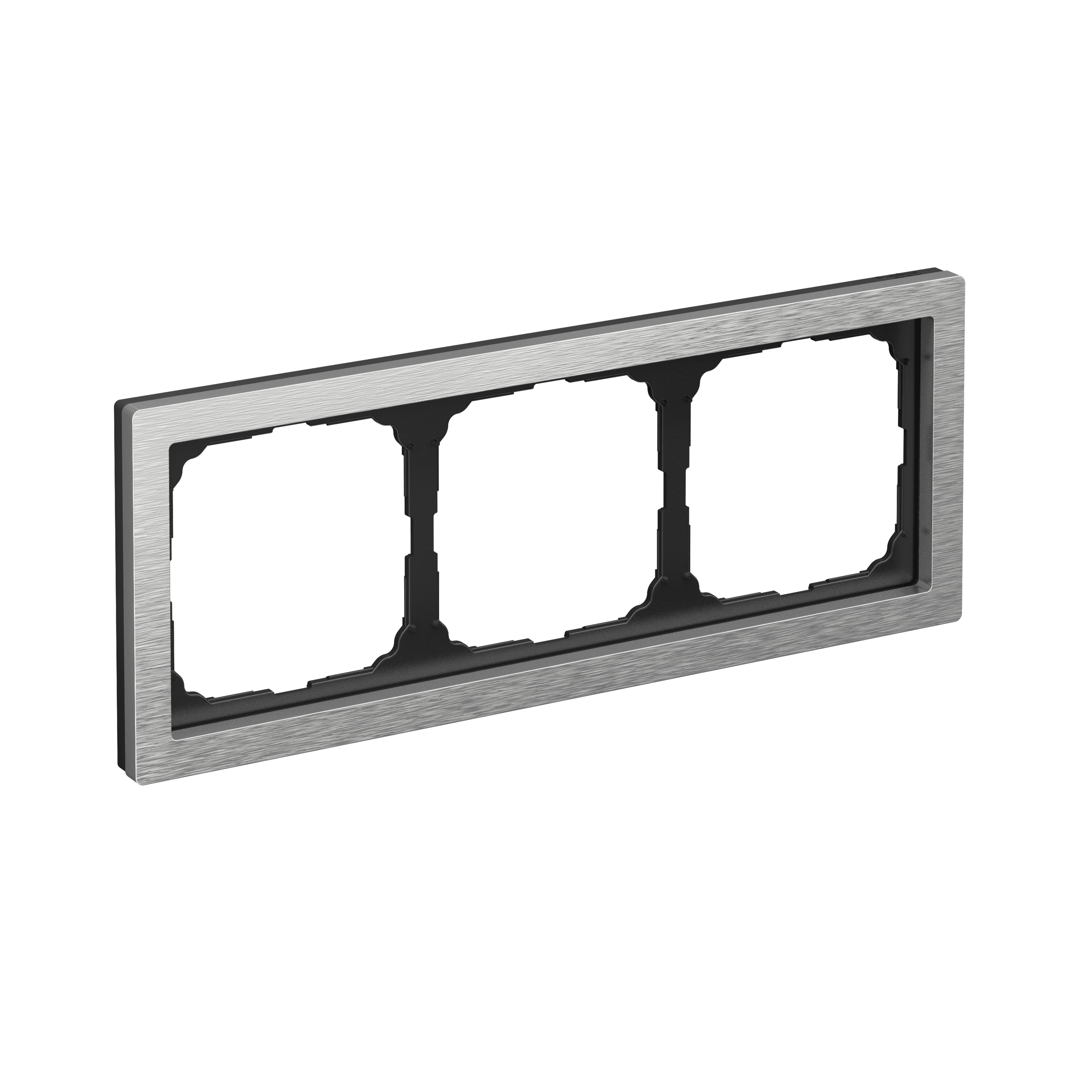 Systeme Electric ArtGallery Pure Металл Алюминий Рамка 3-ая — миниатюра 6