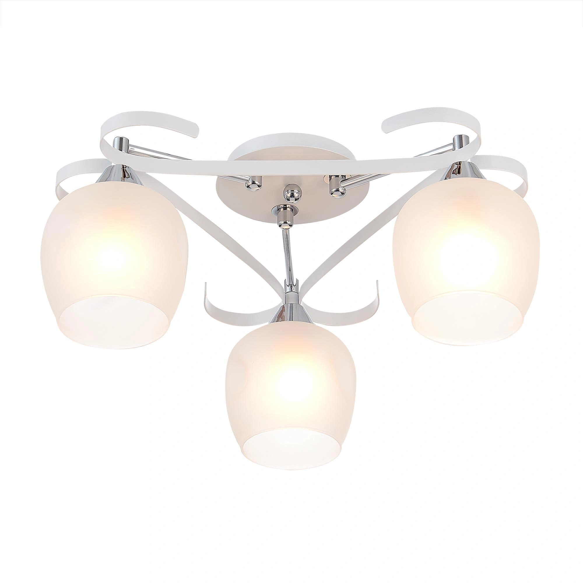 Citilux CL171133 Сюзи Белая+Хром Светильник Люстра