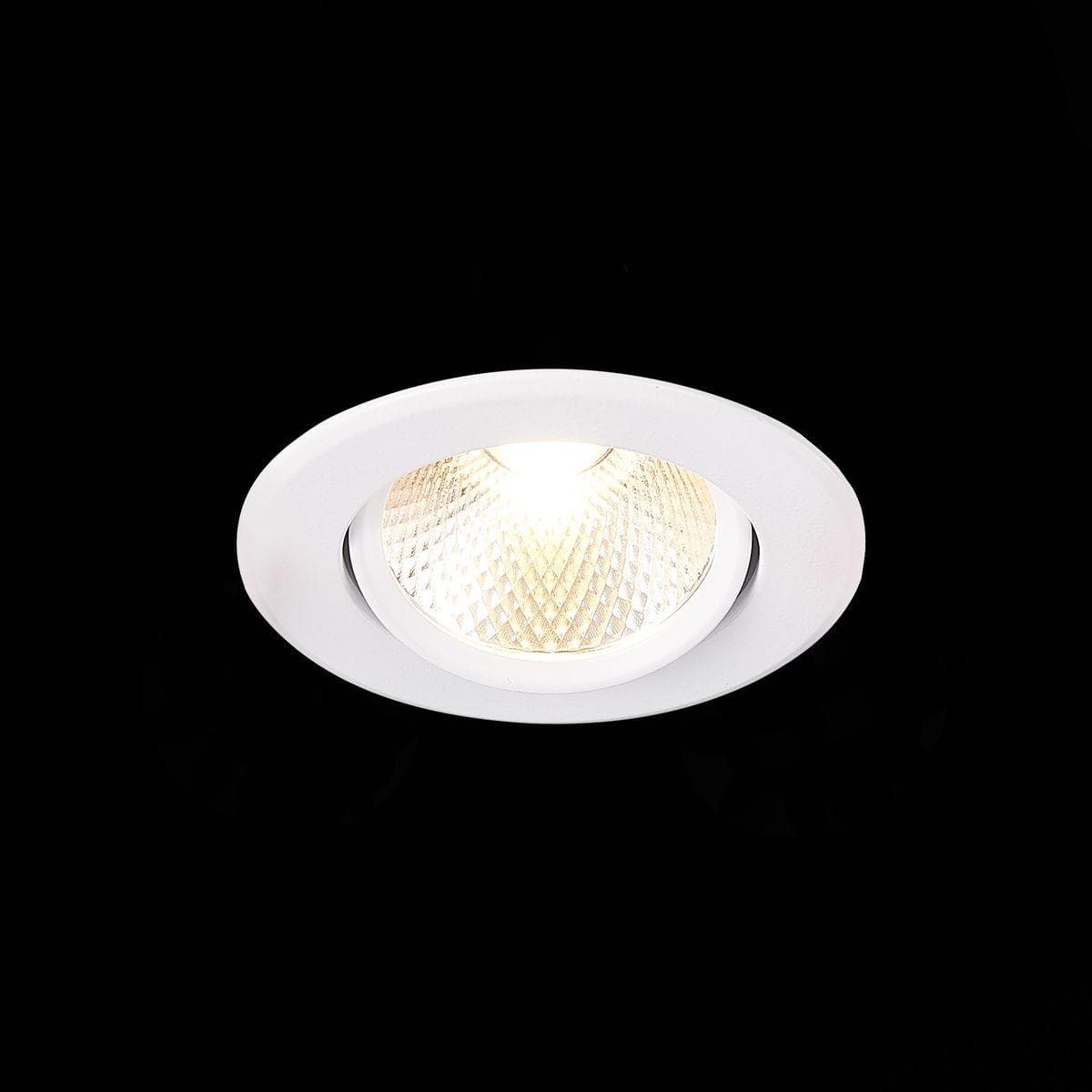 ST Luce ST211.548.08.36 Светильник встраиваемый Белый LED 1*8W 4000K 640Lm Ra80 36° IP20 D86xH50 220-240V — миниатюра 3