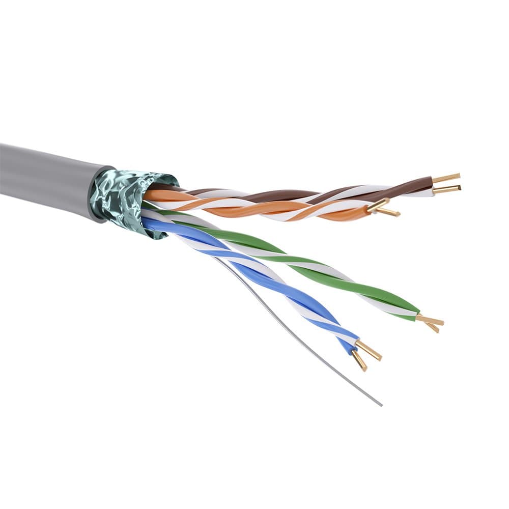 DKC Кабель CAT 5e, F/UTP, Hг(A)-LSLTx, бухта 305м, серый RN5EFUA03GY
