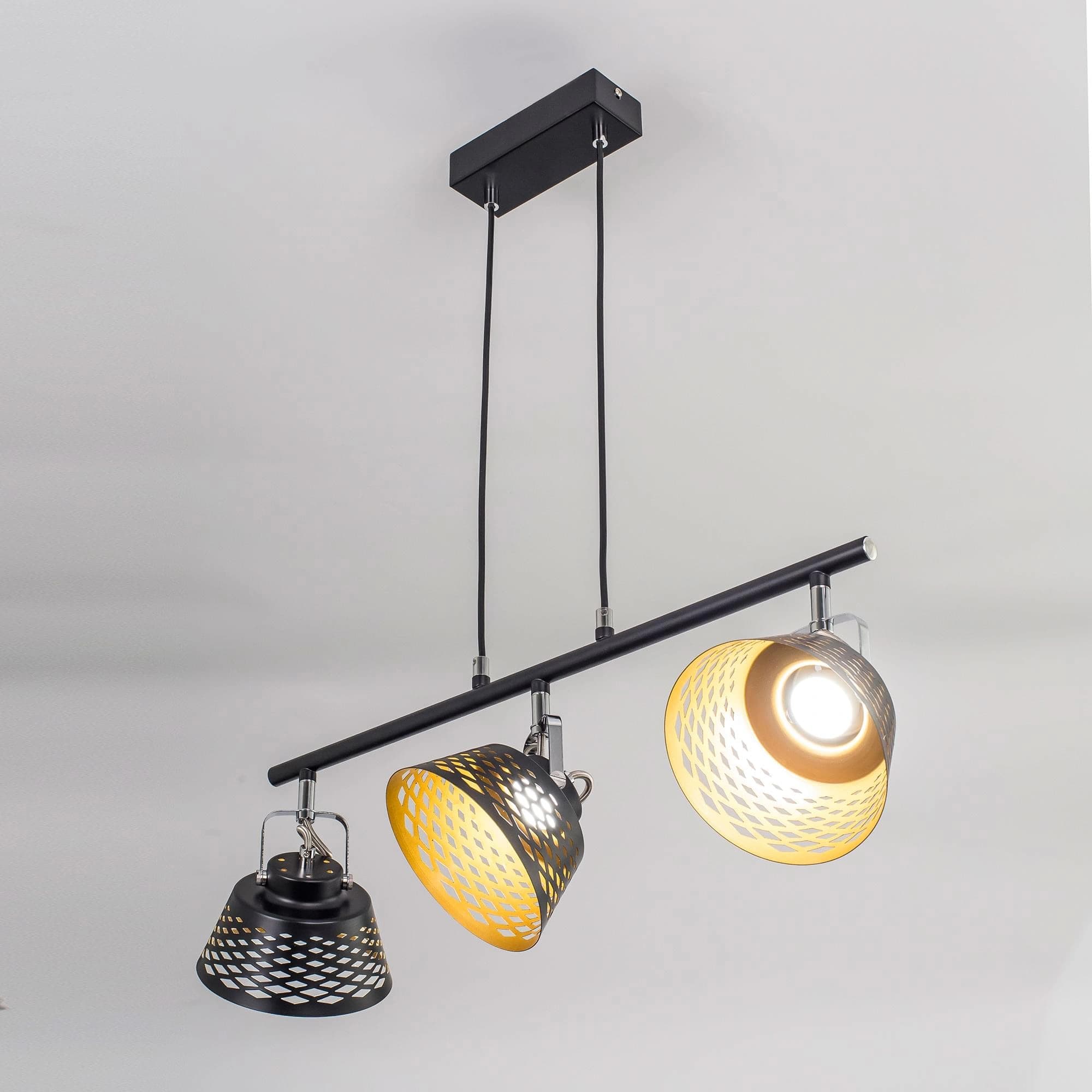 Citilux CL508132 Орегон Черный Светильник Подвесной, LED 3*7W — миниатюра 2