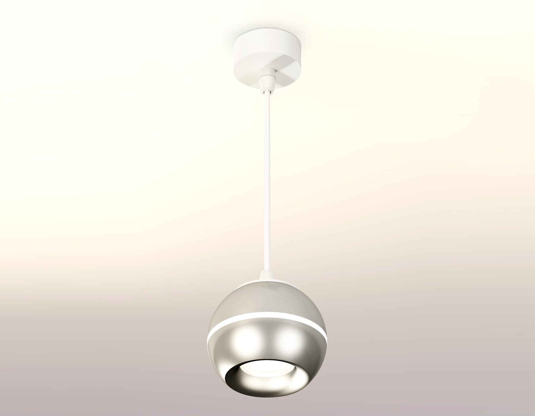 Ambrella Комплект подвесного светильника с дополнительной подсветкой XP1103001 SSL/SWH/MCH серебро песок/белый песок/хром матовый MR16 GU5.3 LED 3W 42 — миниатюра 2