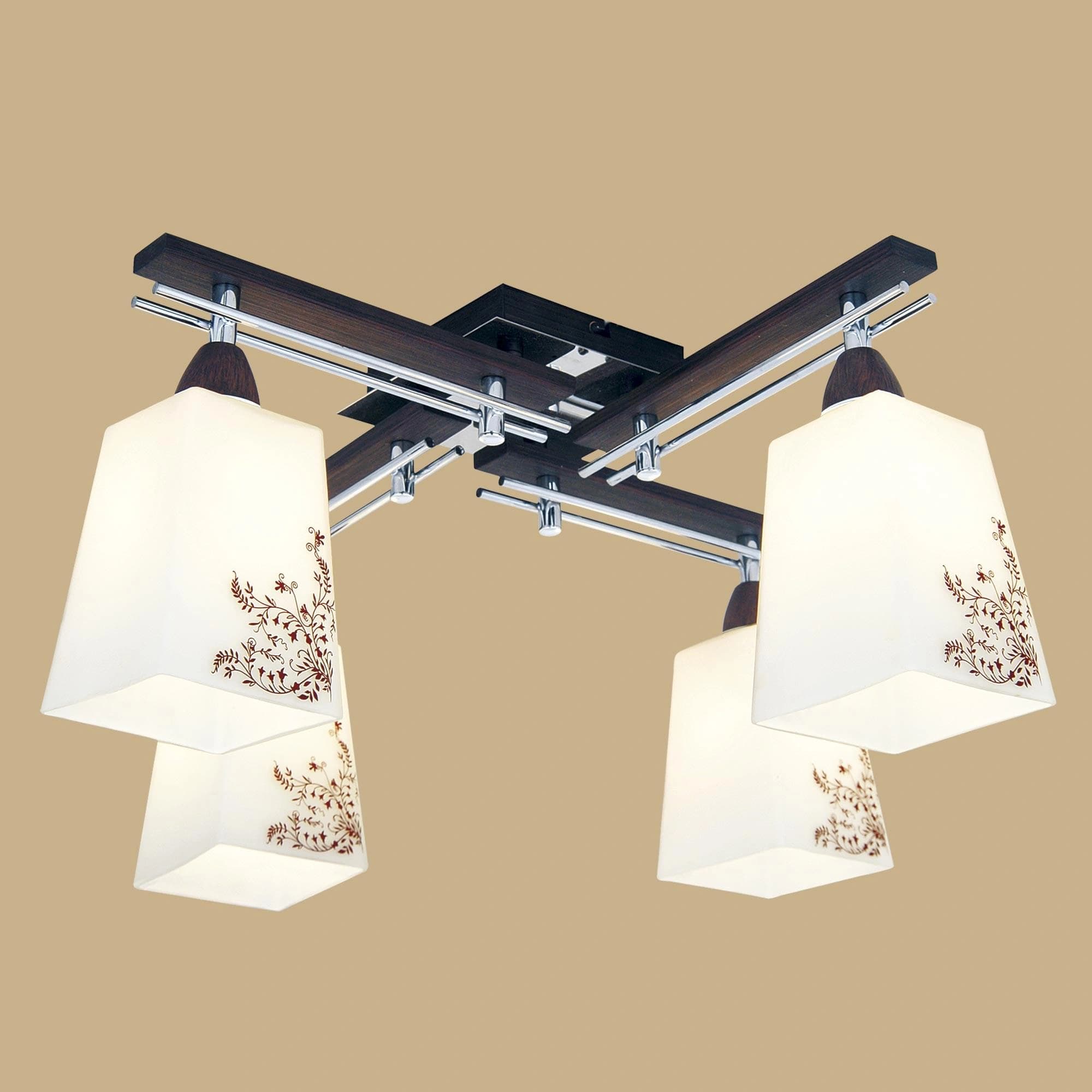 Citilux CL145141 Креол Хром+Венге Светильник Люстра — миниатюра 2
