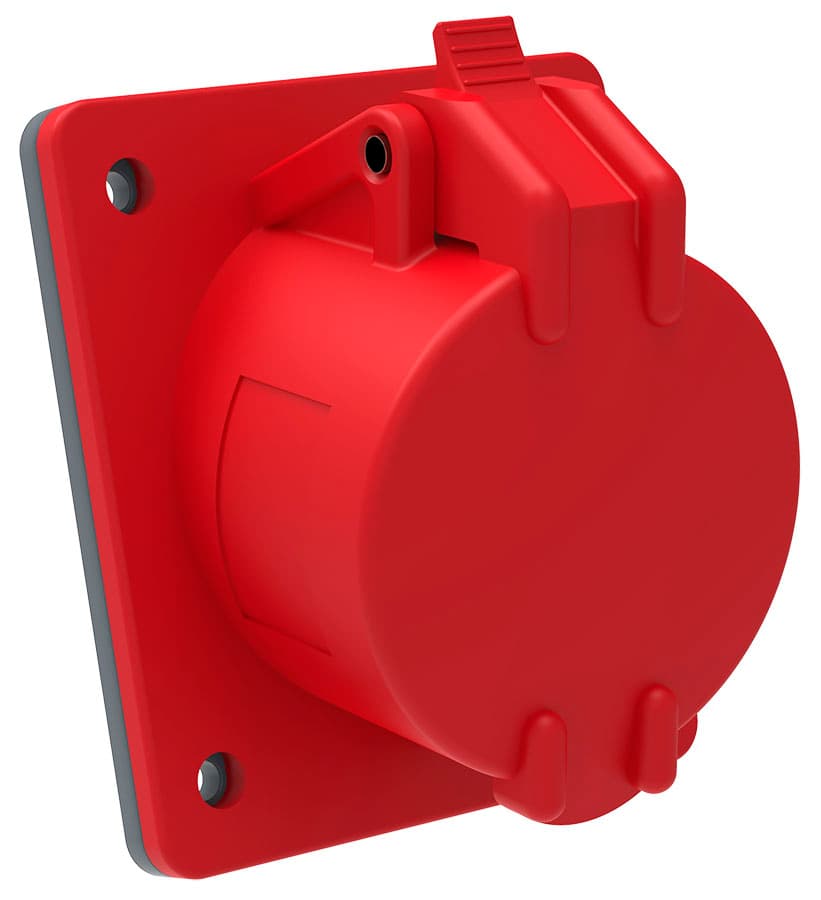 IEK Розетка встраиваемая ССИ-415 16А-6ч/200/346-240/415В 3Р+PЕ+N IP44 MAGNUM