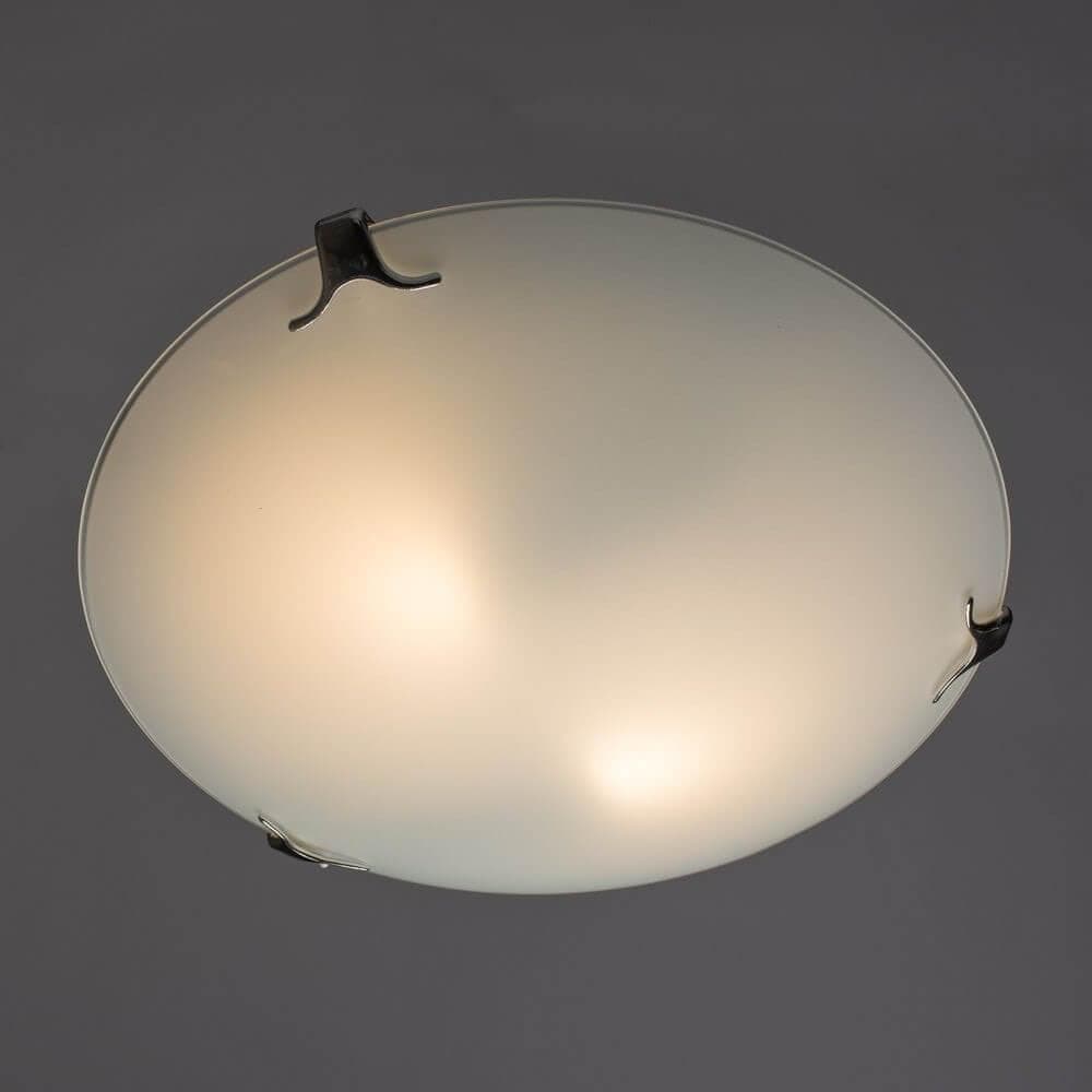 Arte Lamp Plain Хром/Белая Тарелка 60W E27 A3720PL-2CC — миниатюра 2