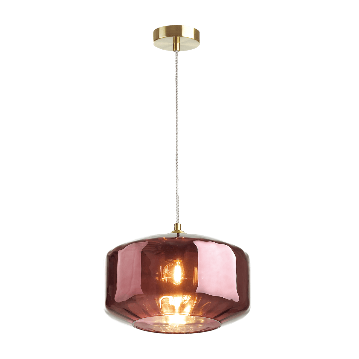 Odeon Light 4746/1 ODL21 дымчатый/черный Подвес E27 60W BINGA — миниатюра 2