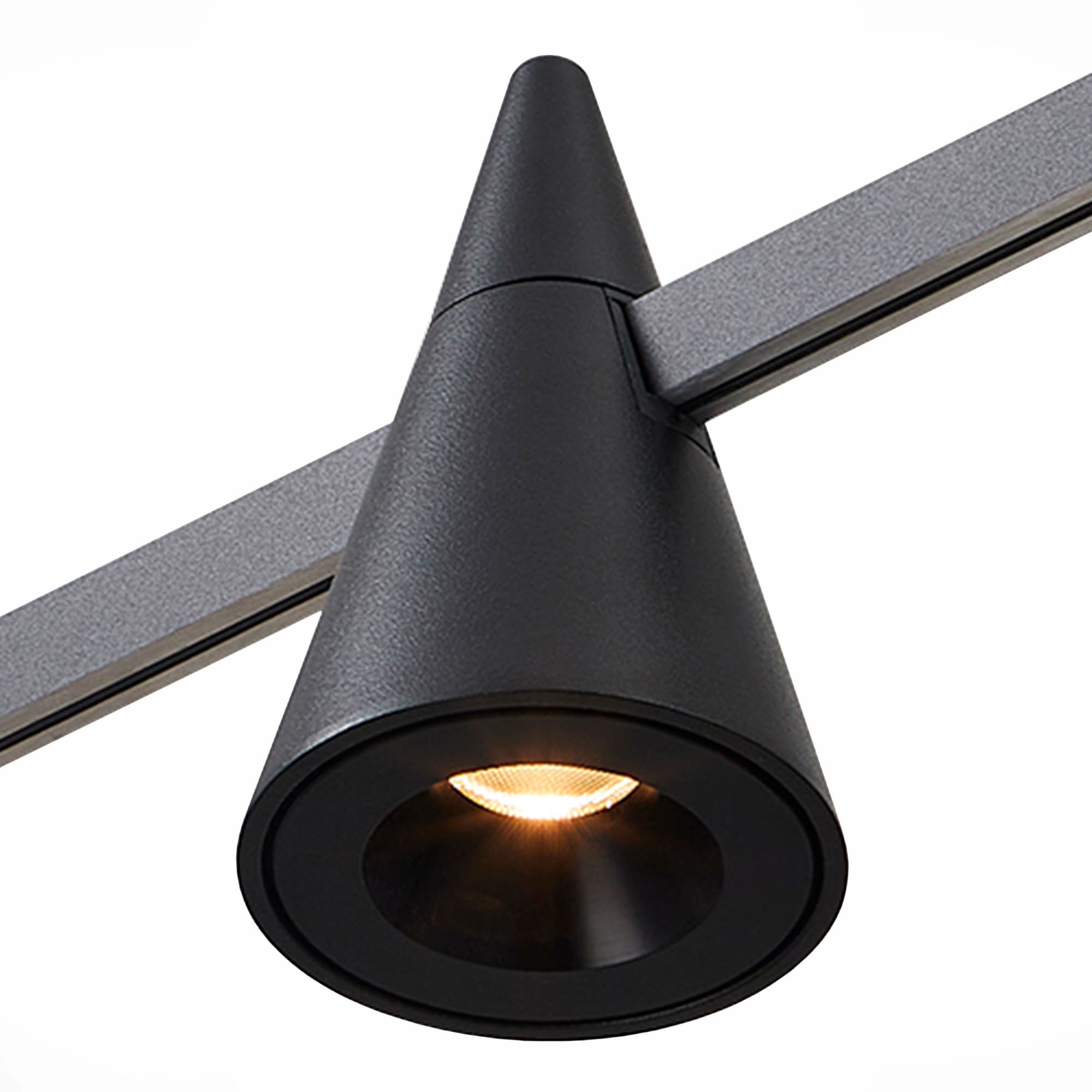 ST LUCE ST813.406.05 Магнитный трековый светильник FARM Черный LED 1*5W 3000K 325Lm Ra90 60 IP20 D70xH115 180-240V