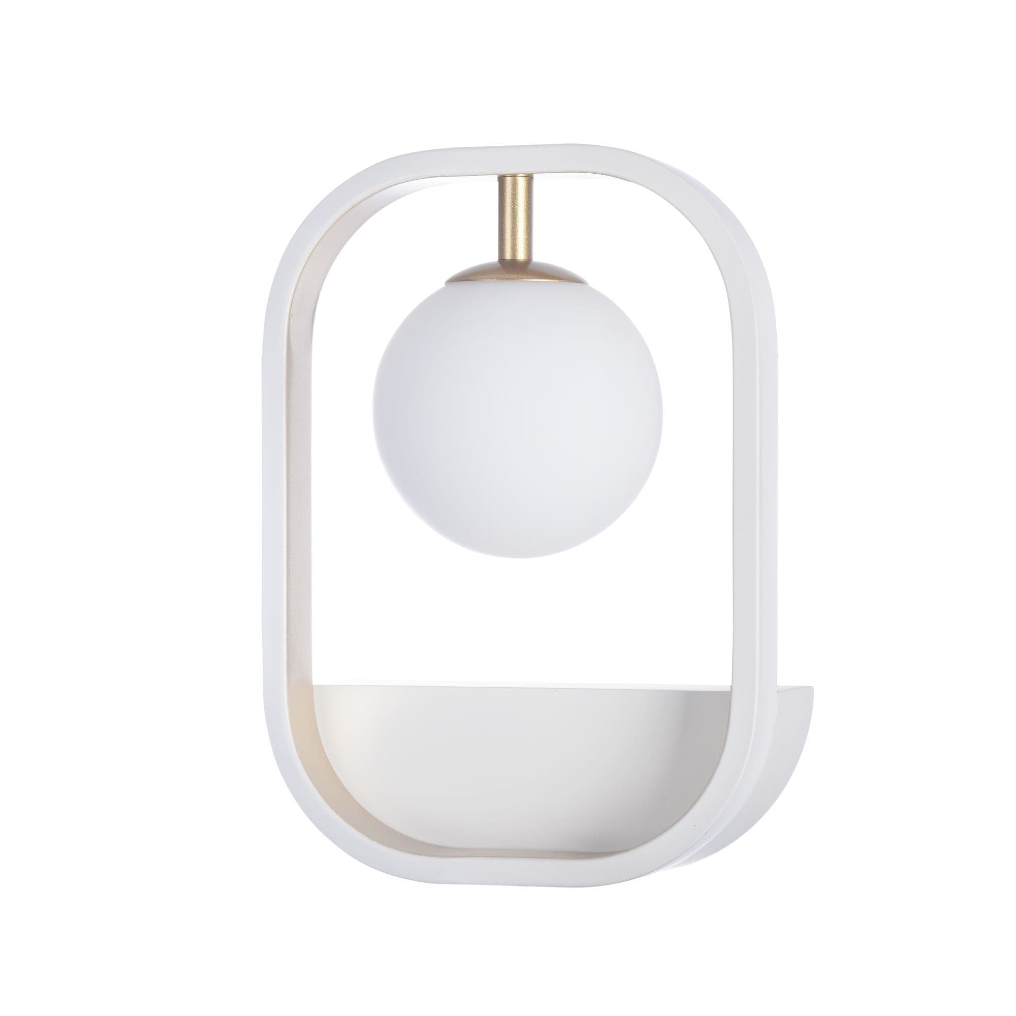 Maytoni Modern Avola Белый с Золотом Бра 1xG9 40W MOD431-WL-01-WG — миниатюра 4