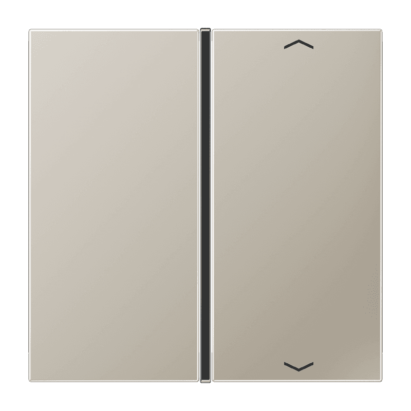 JUNG KNX LS 990 Edelstahl Комплект накладок, 1гр+жалюзи ES2401TSAP