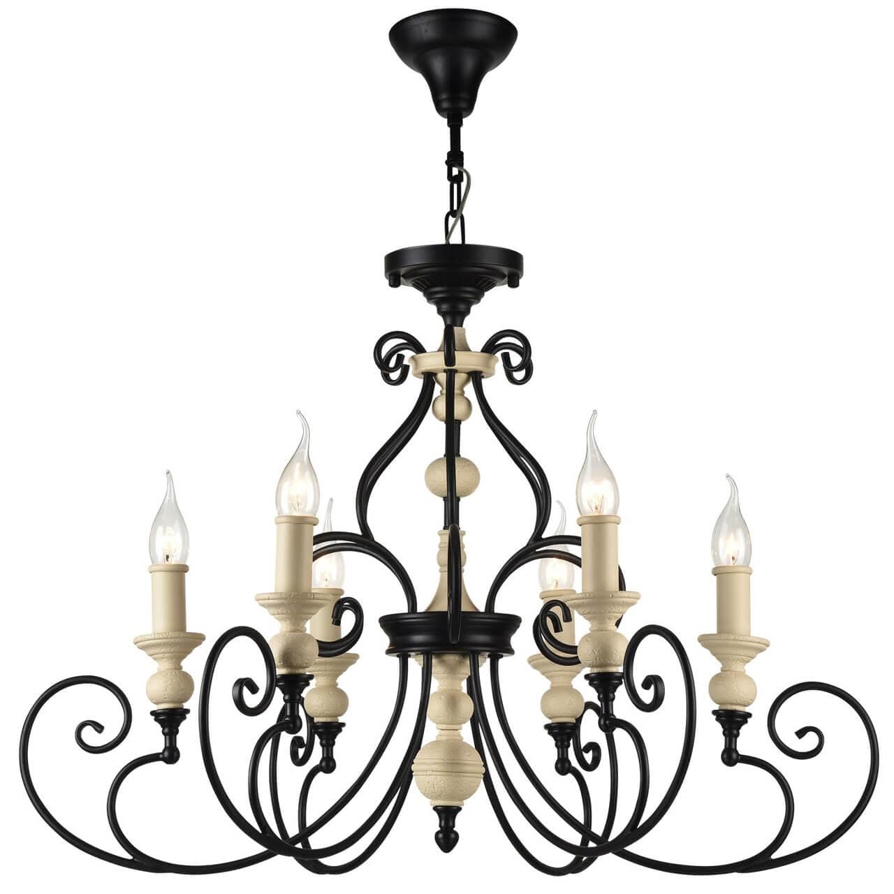 Maytoni House Karina Черный Люстра 6xE14 60W H631-PL-06-B — миниатюра 9