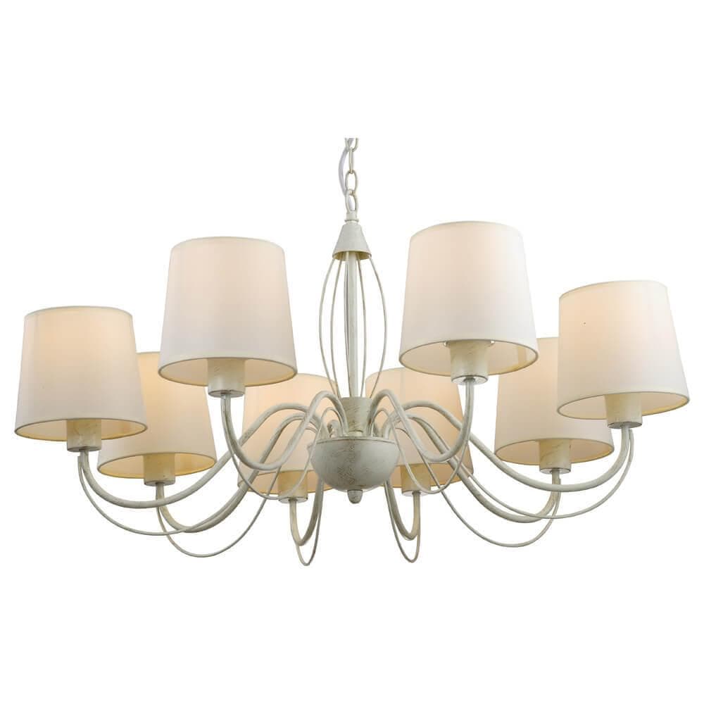 Arte Lamp Orlean Белая Люстра 40W E27 A9310LM-8WG — миниатюра 5