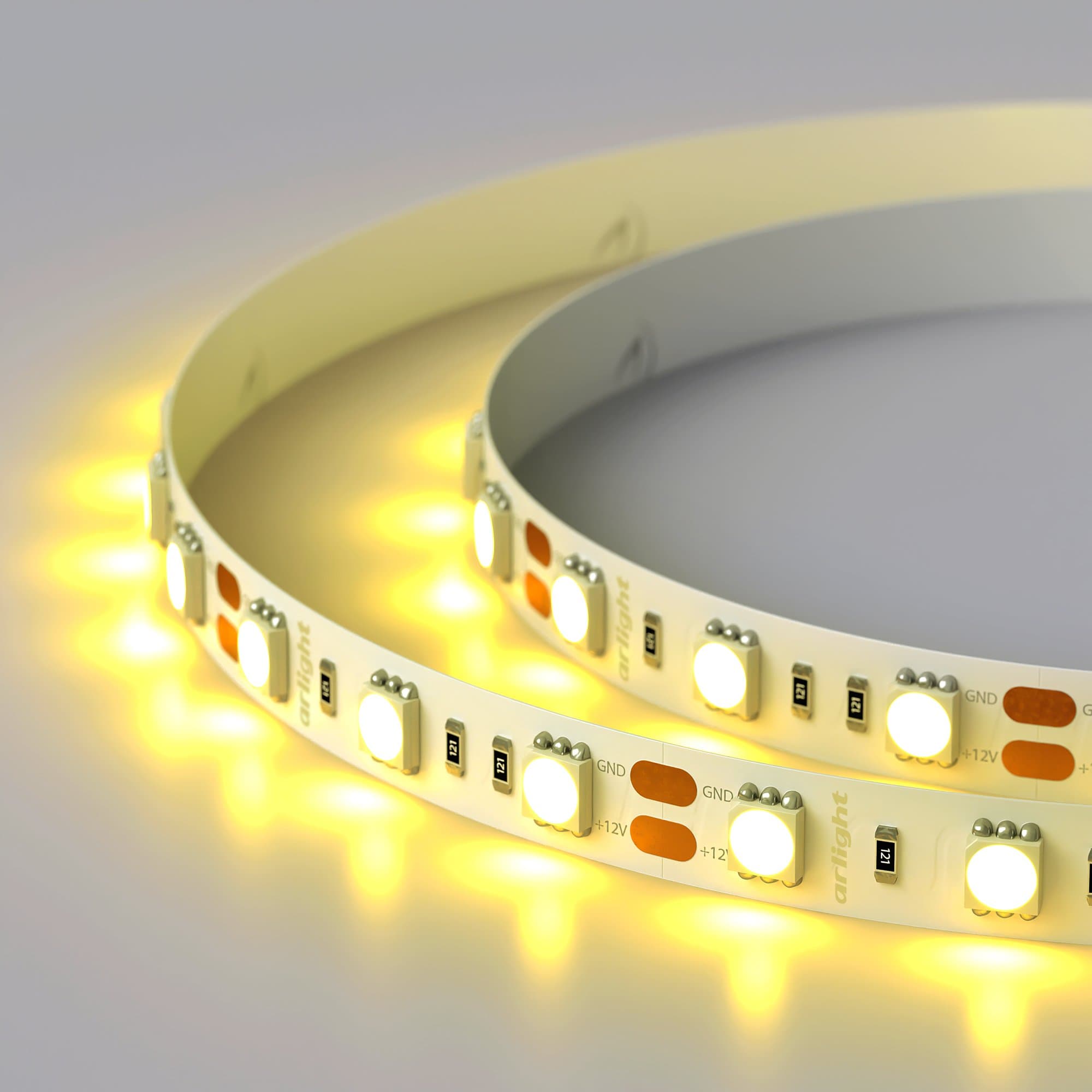 Arlight Светодиодная лента RT-B60-10mm 12V Yellow (14.4 W/m, IP20, 5060, 5m) (Открытый) 012342(2) — миниатюра 2