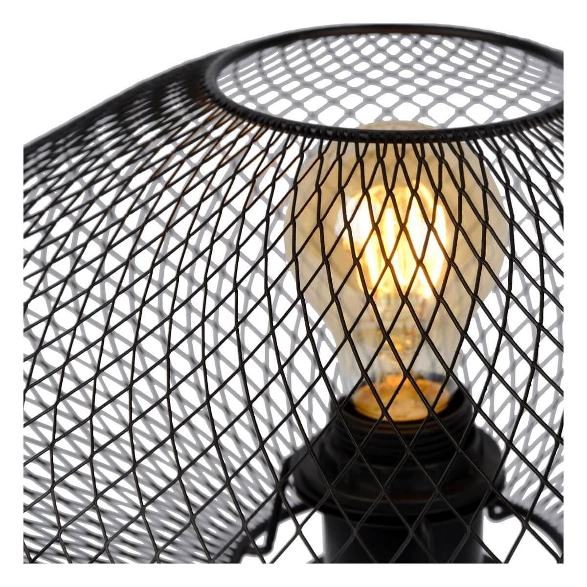Lucide MESH Черный Настольная лампа 21523/01/30 — миниатюра 3
